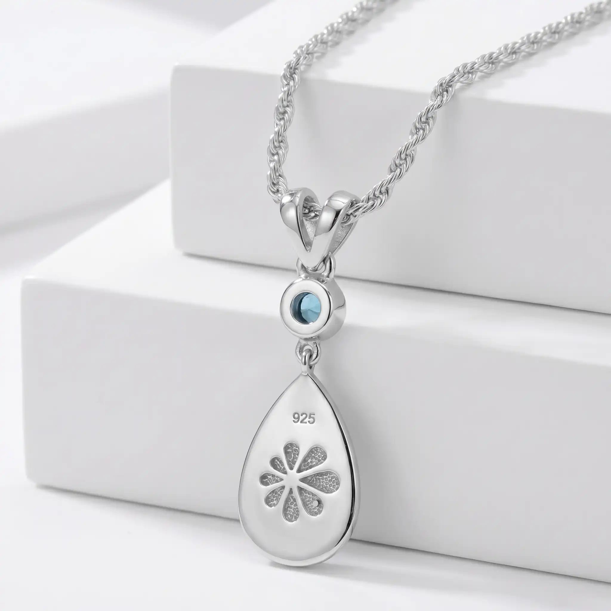 Blue Topaz Necklace 