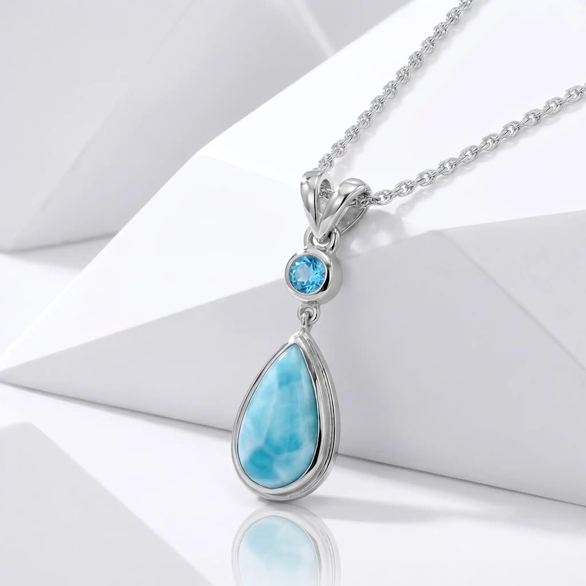 Blue Topaz Necklace 