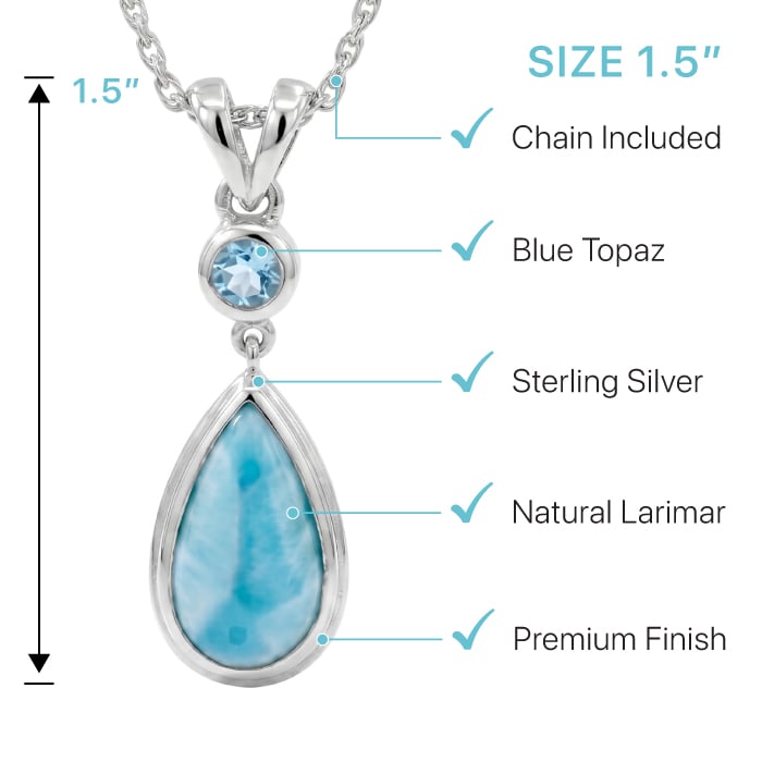 Blue Topaz Necklace 
