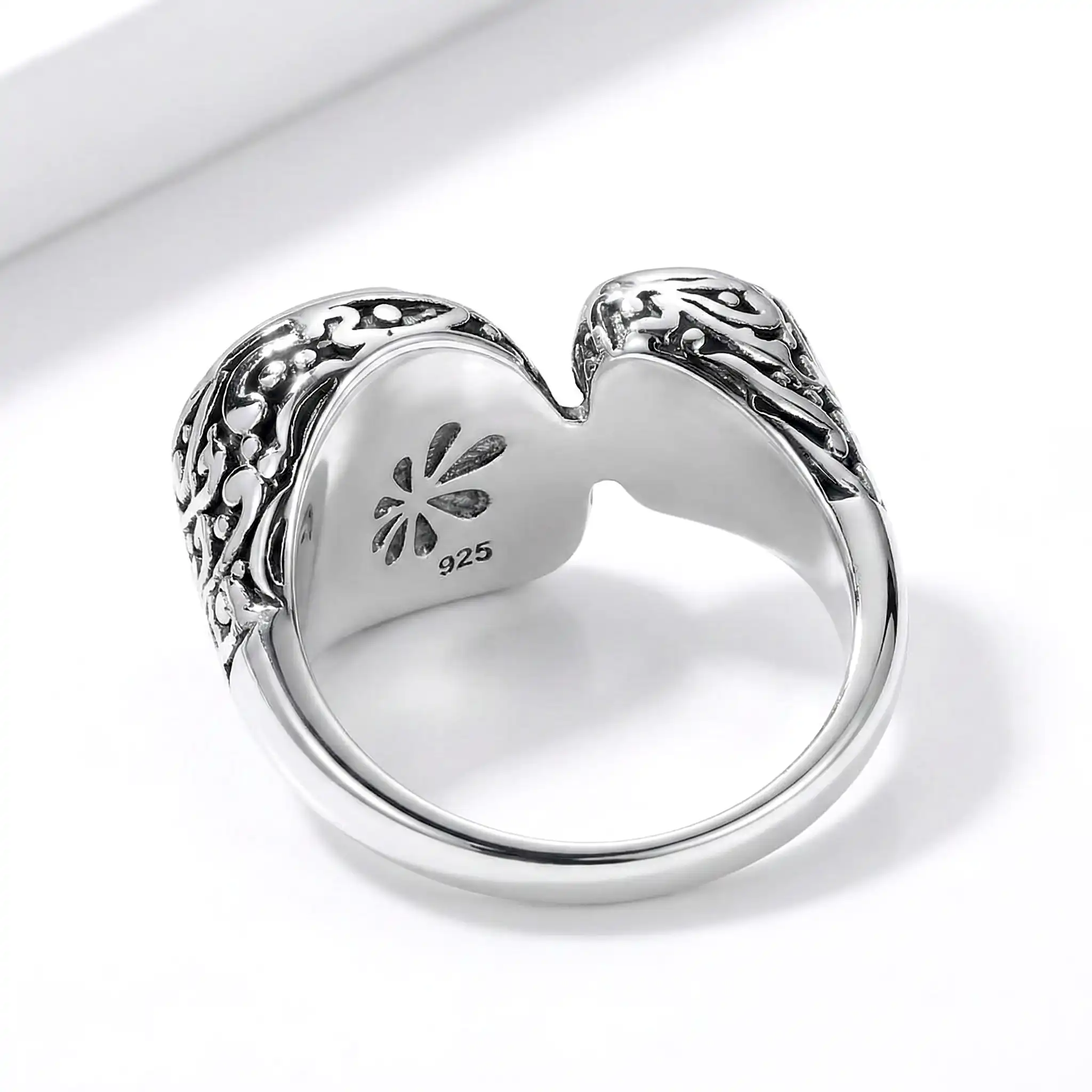 Vintage Ring in sterling silver with larimar by marahlago 