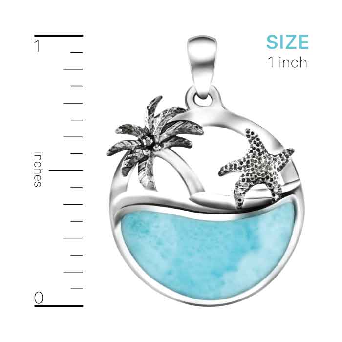 Beachy Necklace with larimar by Marahlago 