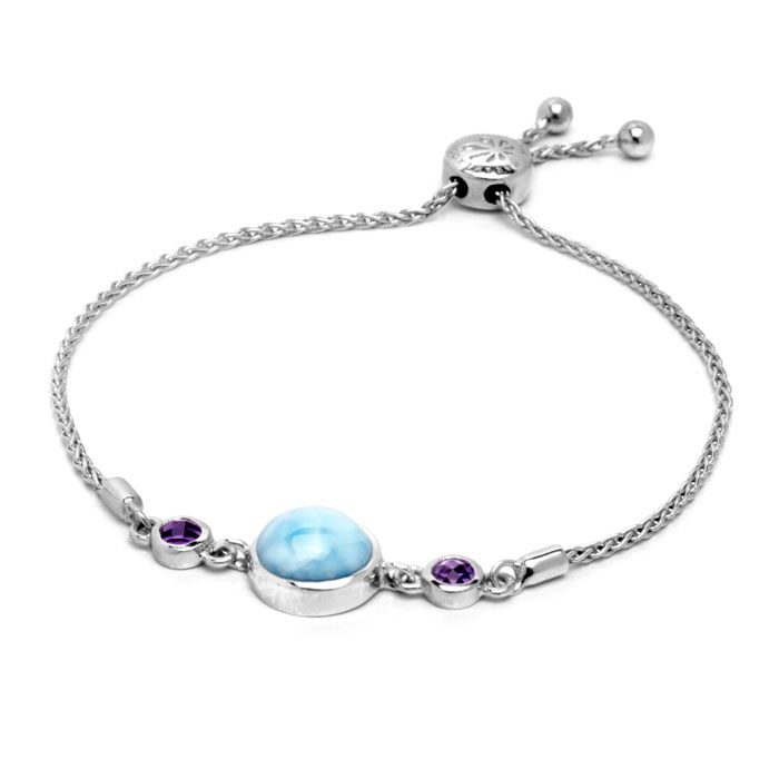Larimar Bracelet Hideaway Amethyst