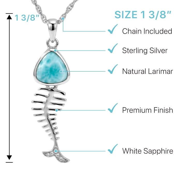 Fish Pendant in sterling silver 