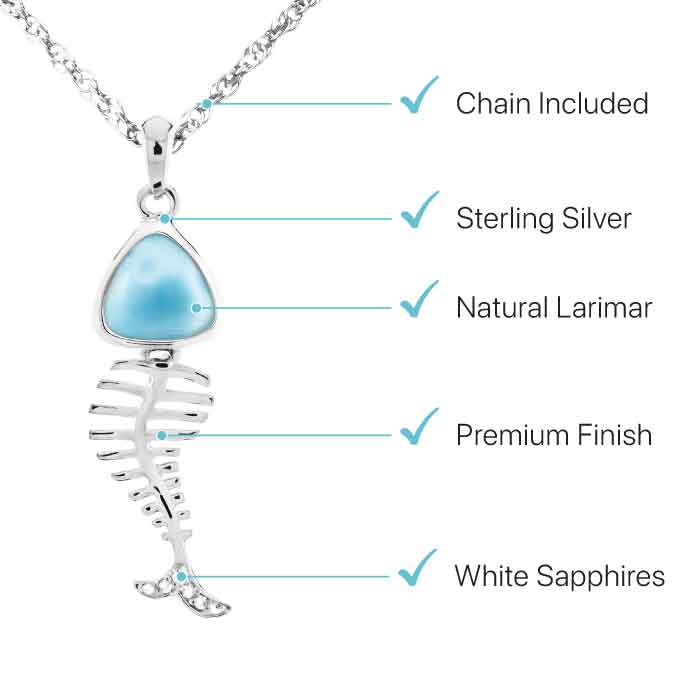 Fish Pendant in sterling silver 