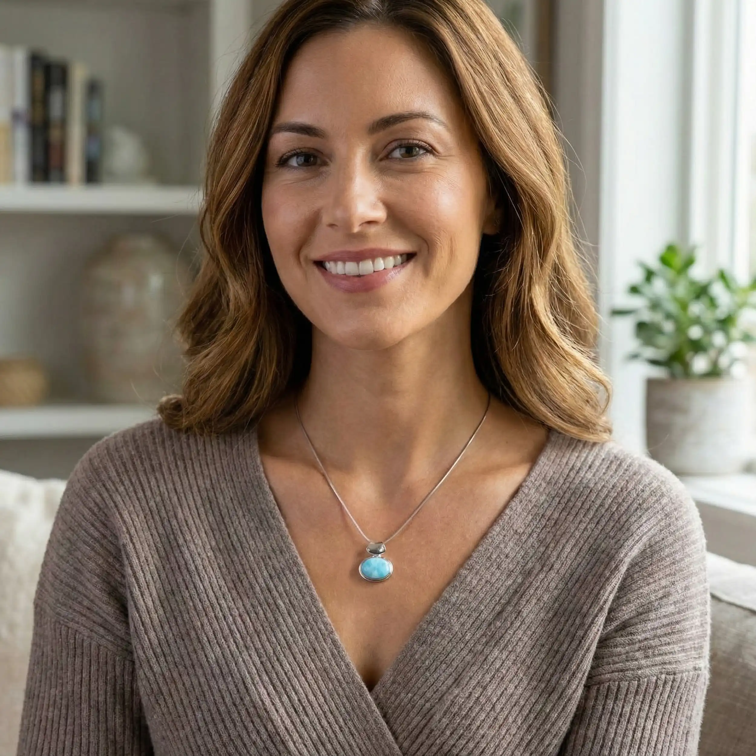 marahlago larimar Caressa Larimar Necklace jewelry