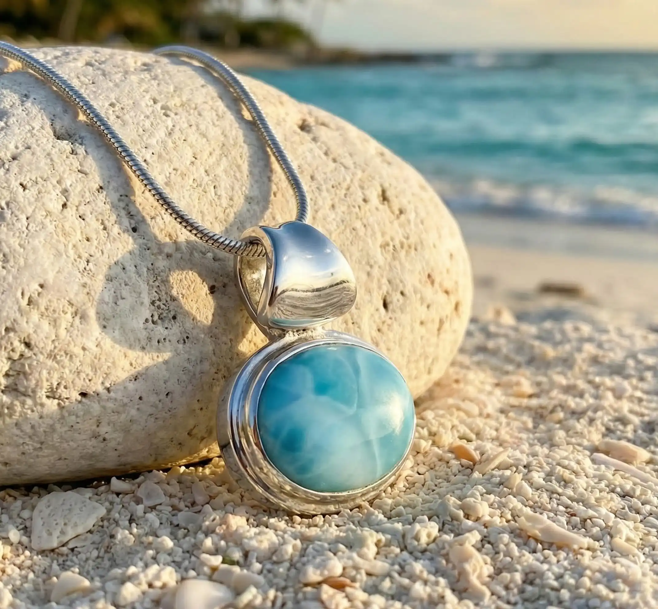 marahlago larimar Caressa Larimar Necklace jewelry