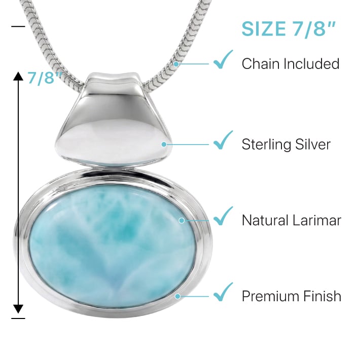 marahlago larimar Caressa Larimar Necklace jewelry