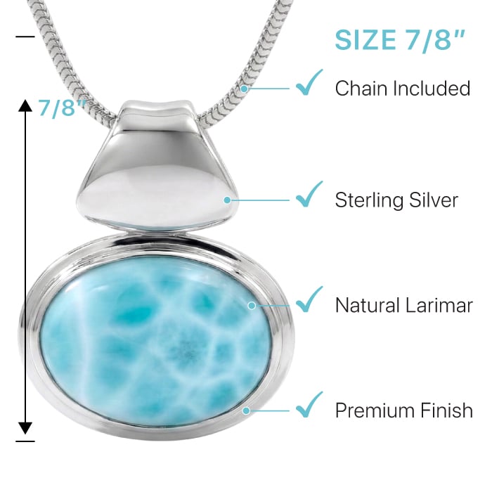marahlago larimar Caressa Larimar Necklace jewelry