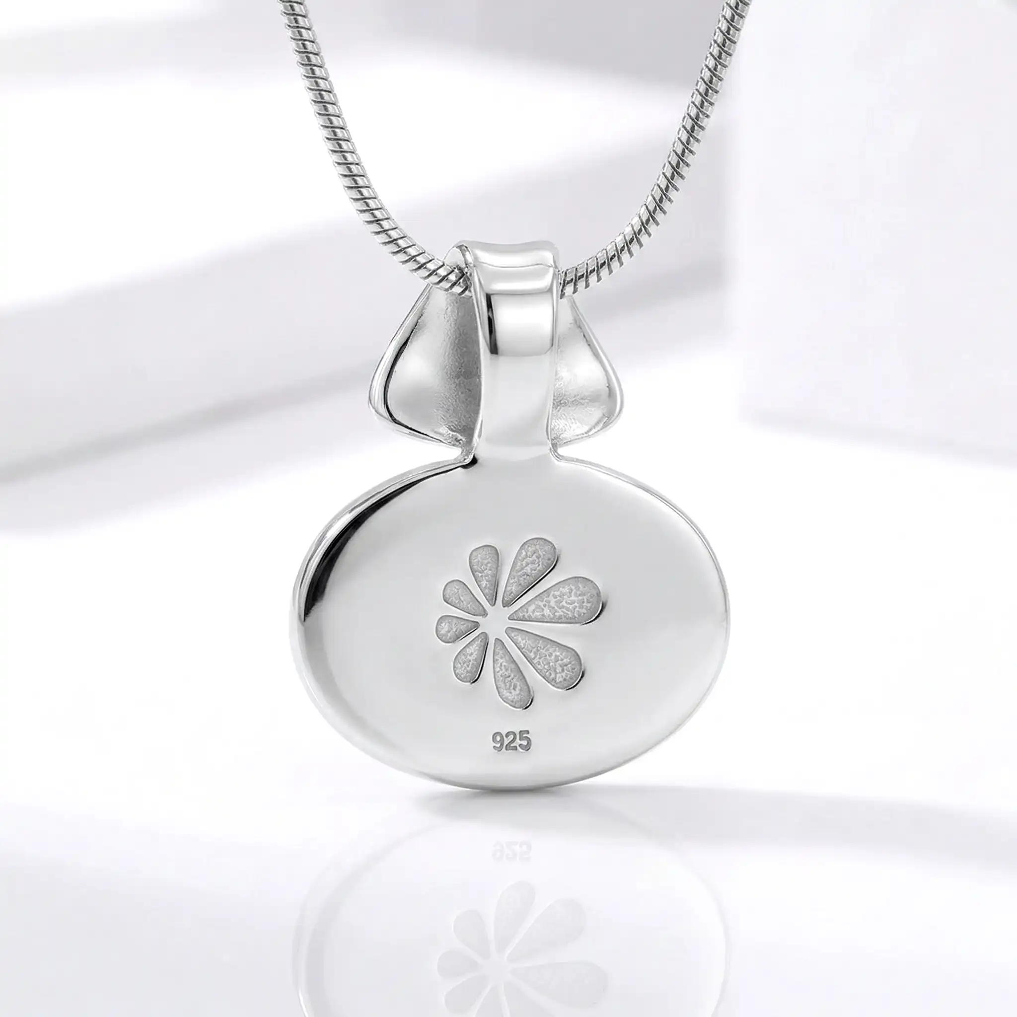 Larimar Sterling Silver Caressa Pendant Necklace Marahlago Jewelry oval Gemstone 