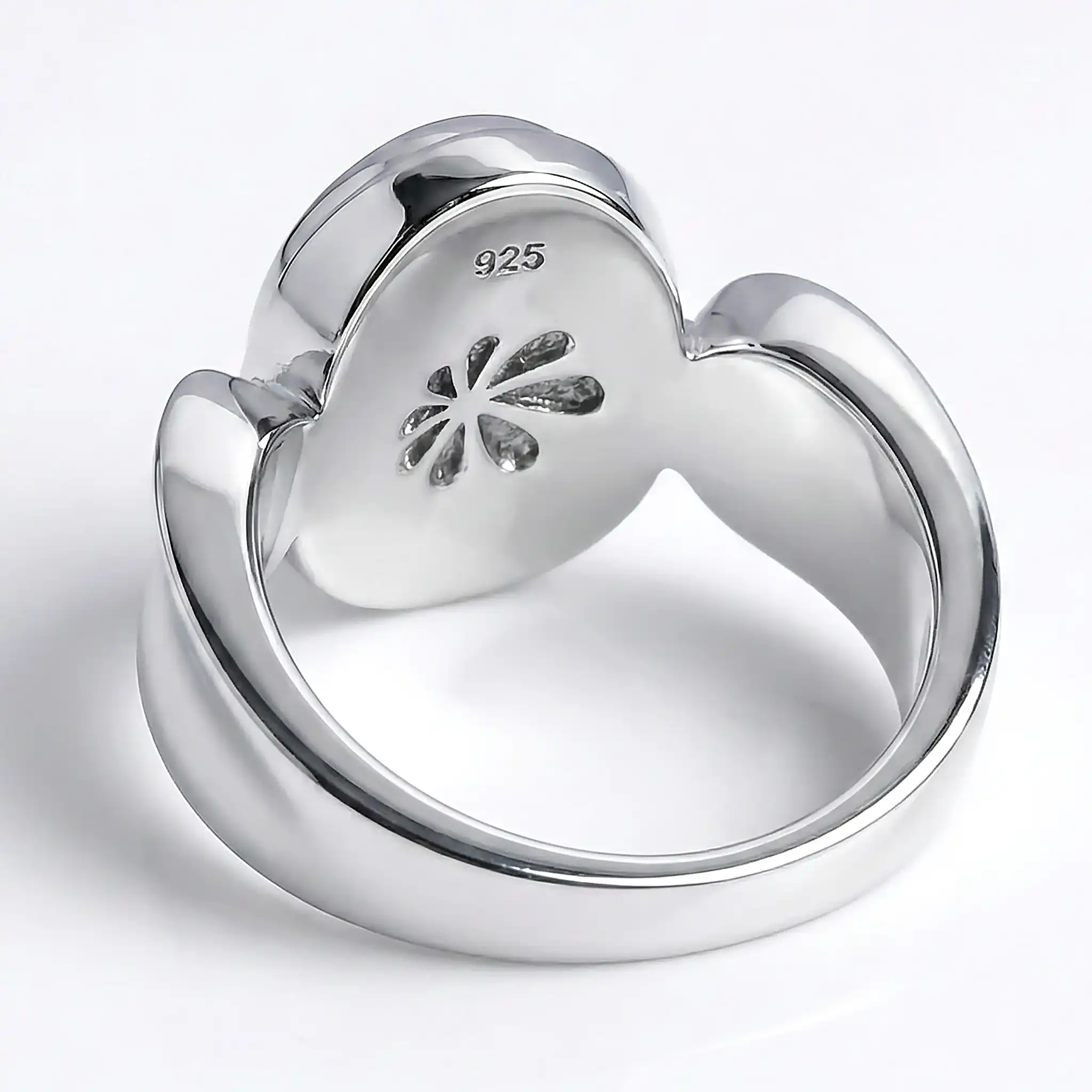 Larimar Caressa Ring Sterling Silver Marahlago