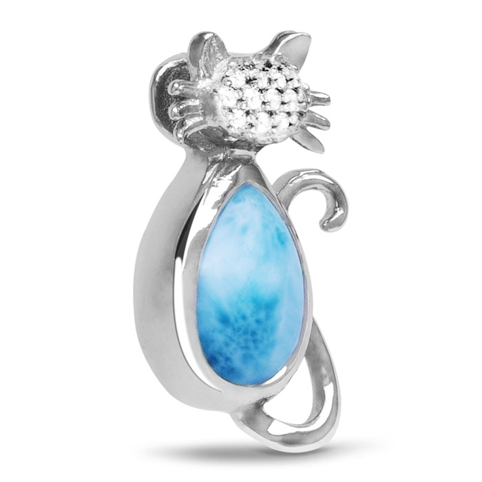 marahlago larimar Cat Larimar Necklace jewelry