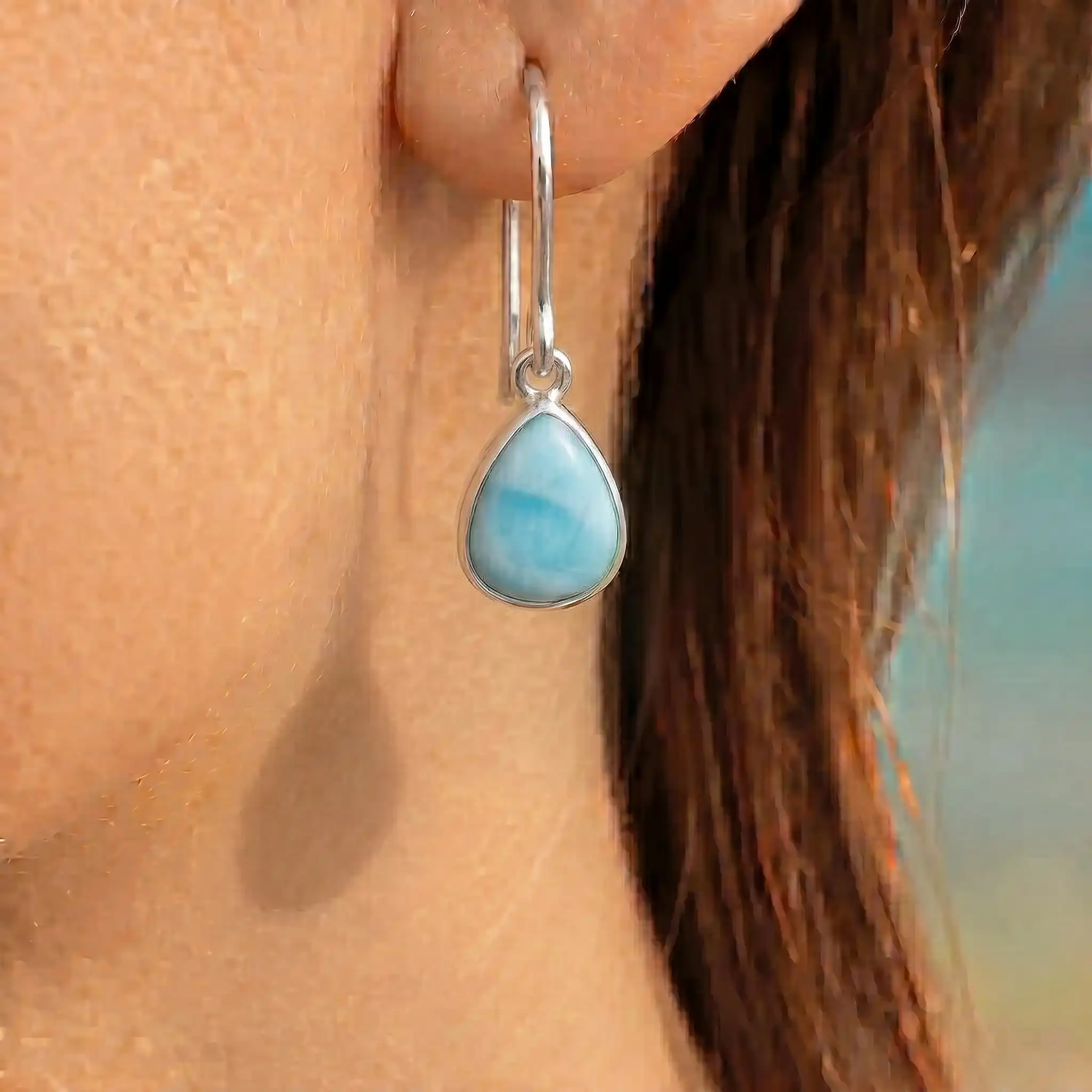 Larimar Cheyenne Earrings