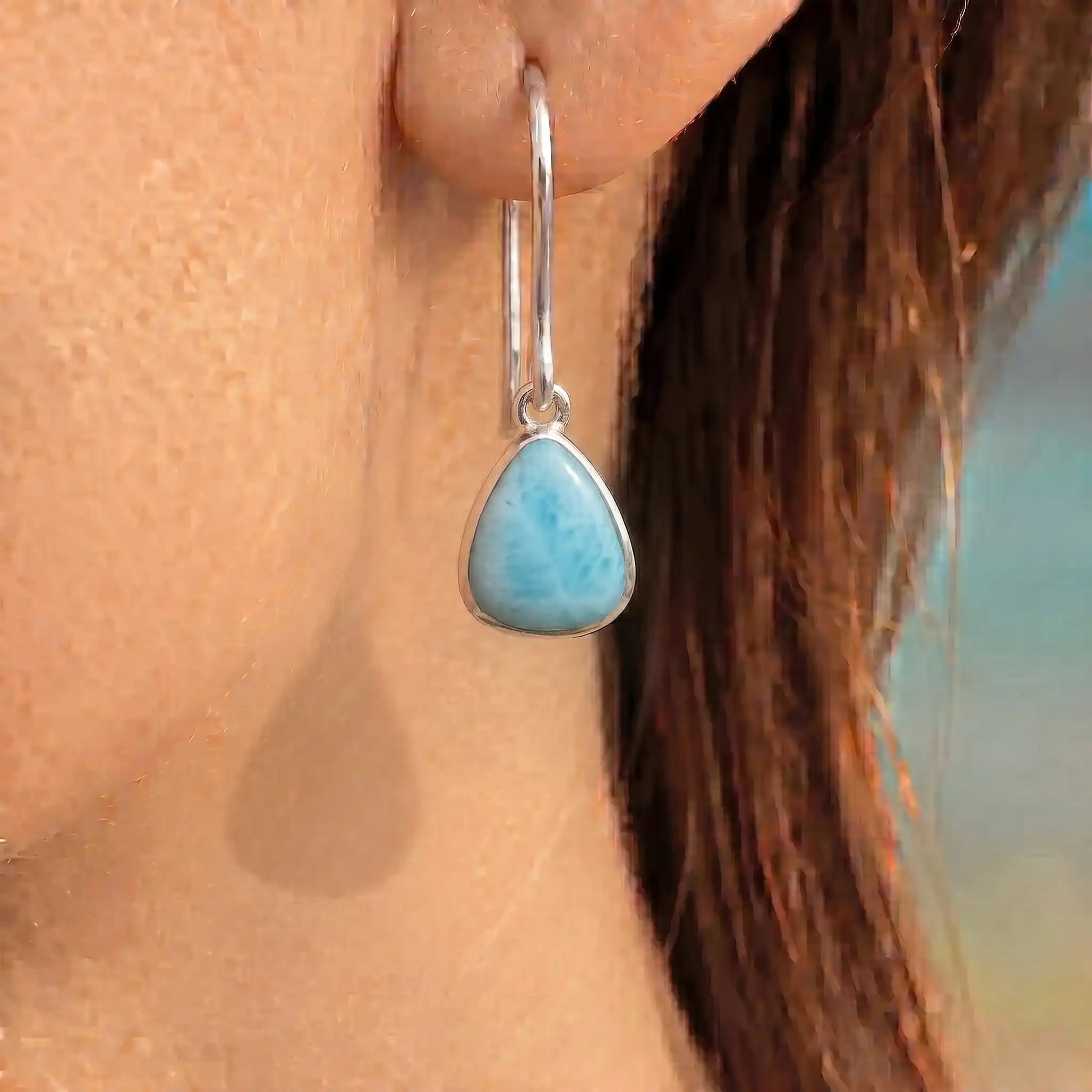 Larimar Cheyenne Earrings