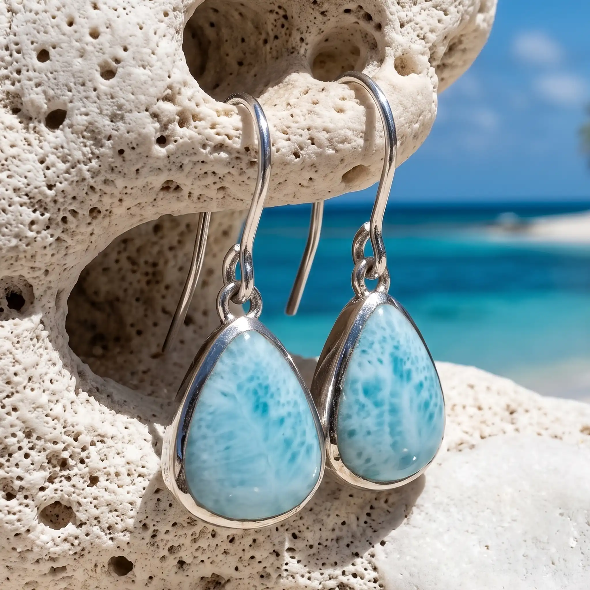 Larimar Cheyenne Earrings