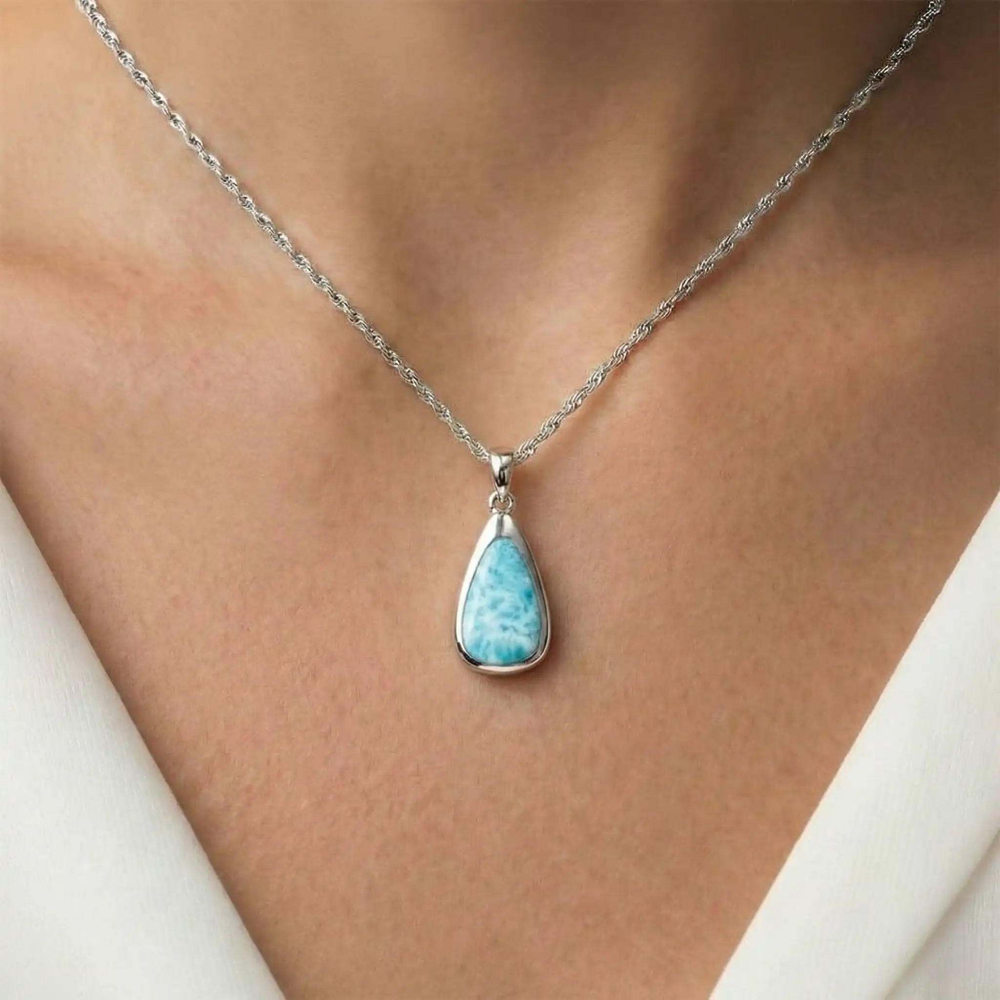 Larimar Cheyenne necklace