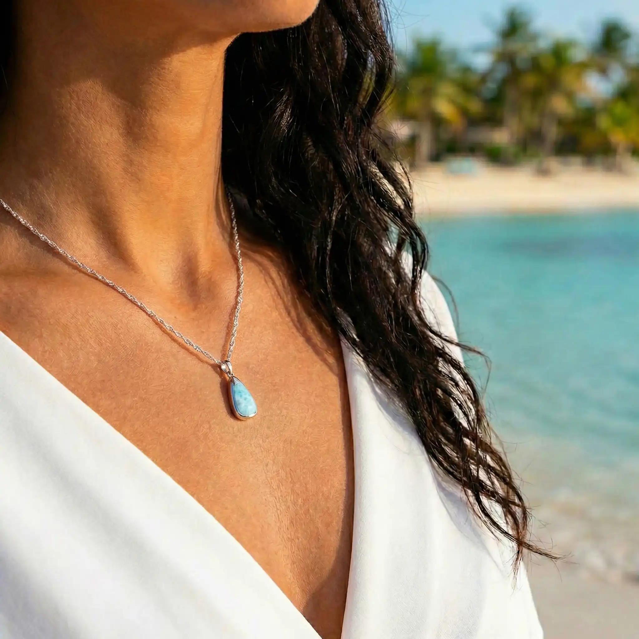 Larimar Cheyenne necklace