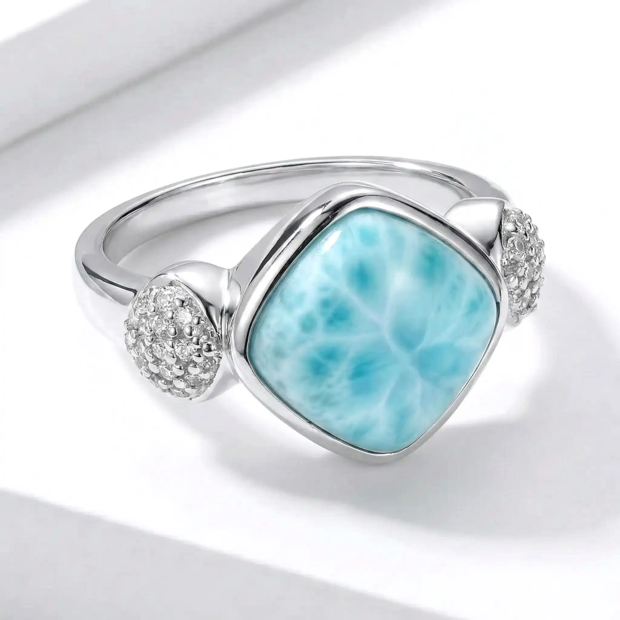 Larimar Chloe Ring by Marahlago