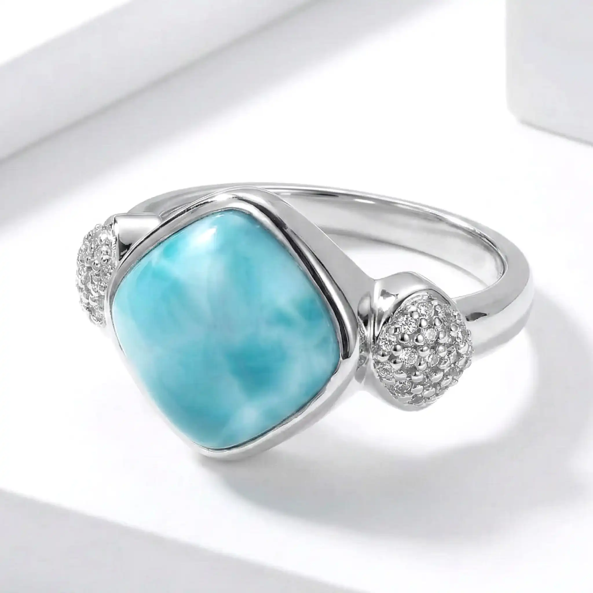 Larimar Chloe Ring by Marahlago