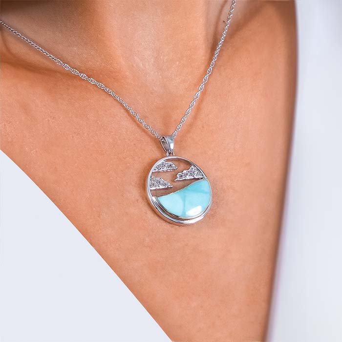 Cloud Necklace in Sterling Silver 