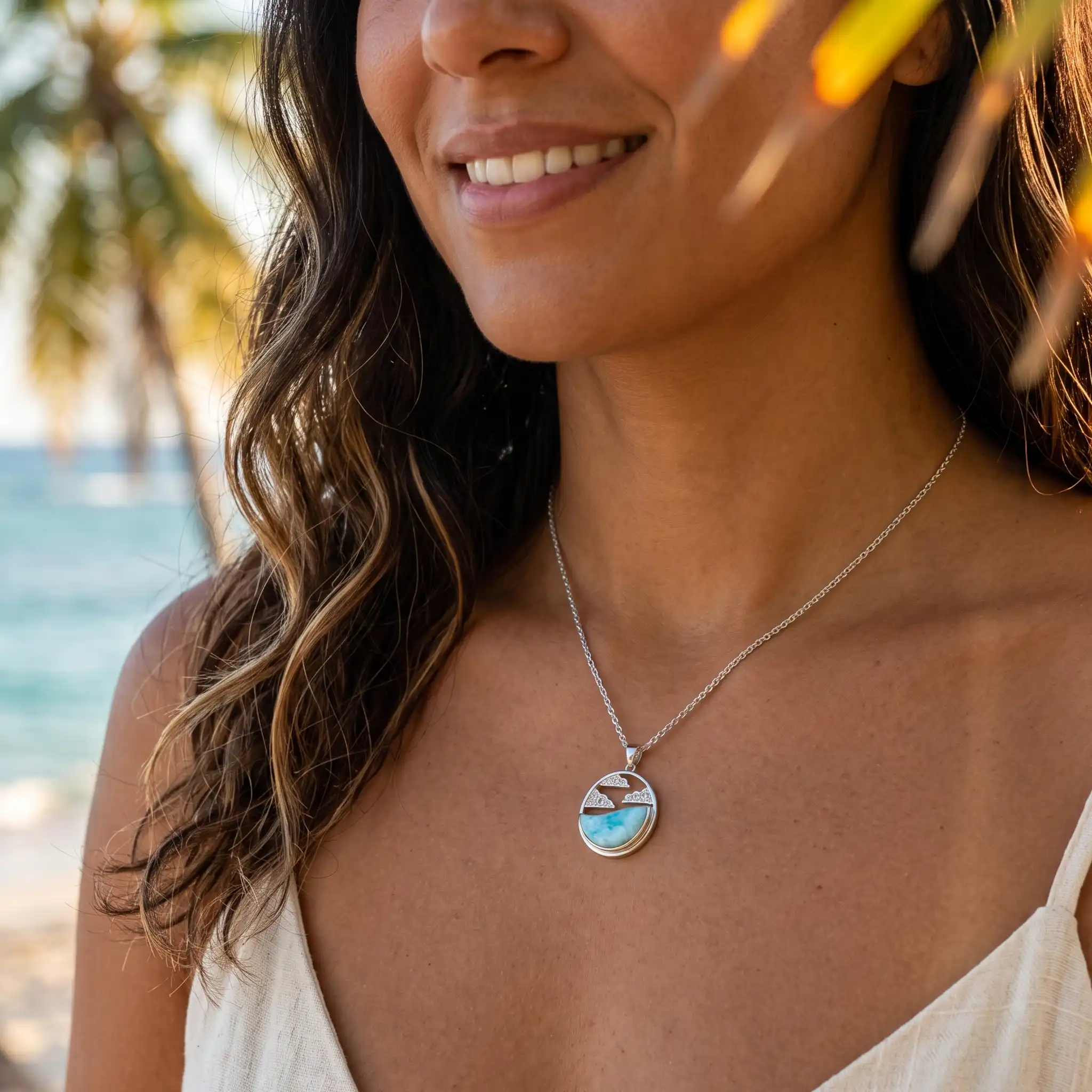 Cloud Necklace in Sterling Silver 