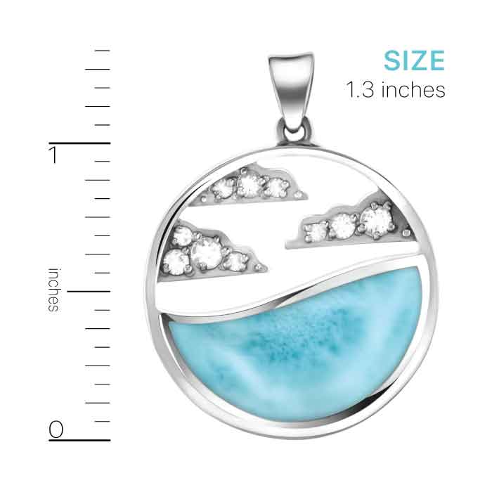 Cloud Necklace in Sterling Silver 
