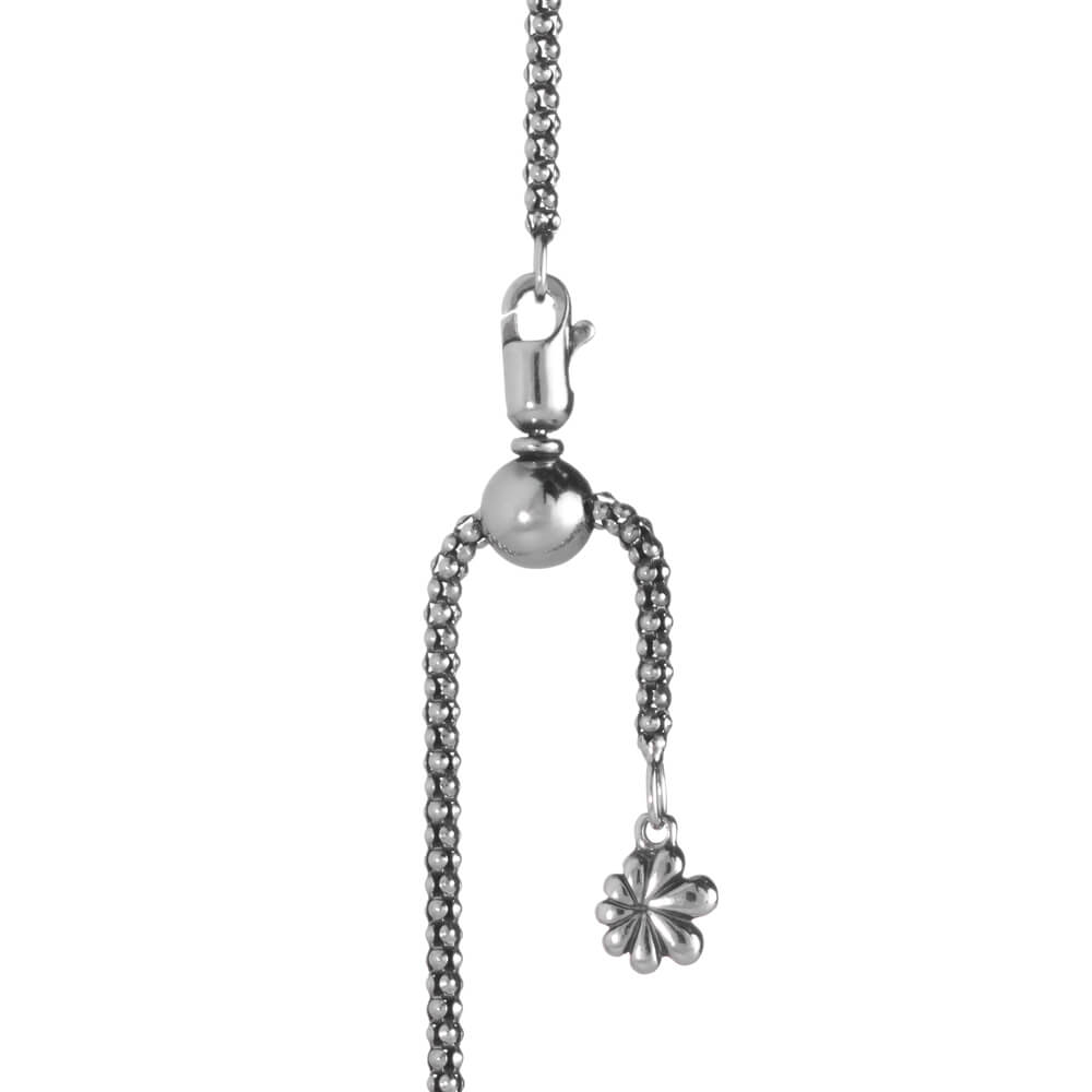 Sterling Silver 21 inch Popcorn Chain 1.6mm Marahlago Jewelry adjustable sterling Silver 