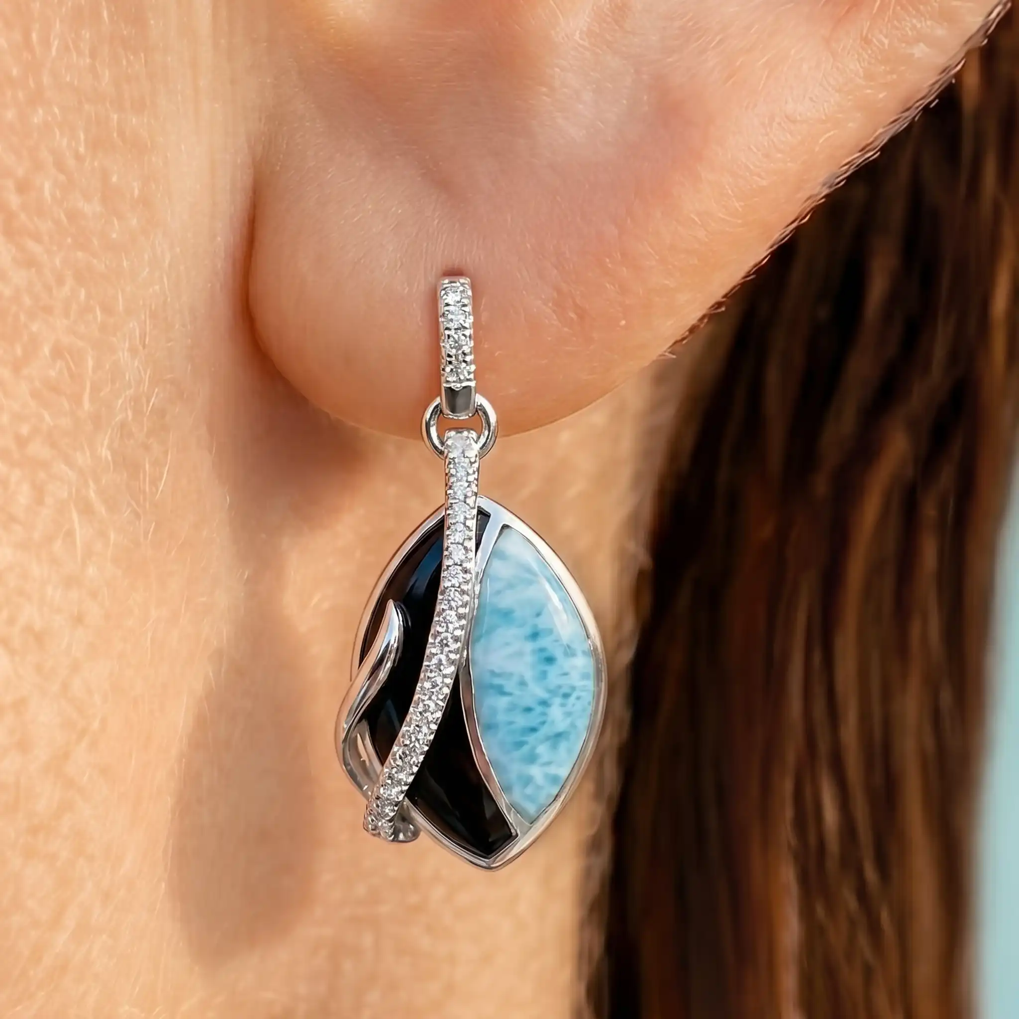 Black Onyx Earrings 