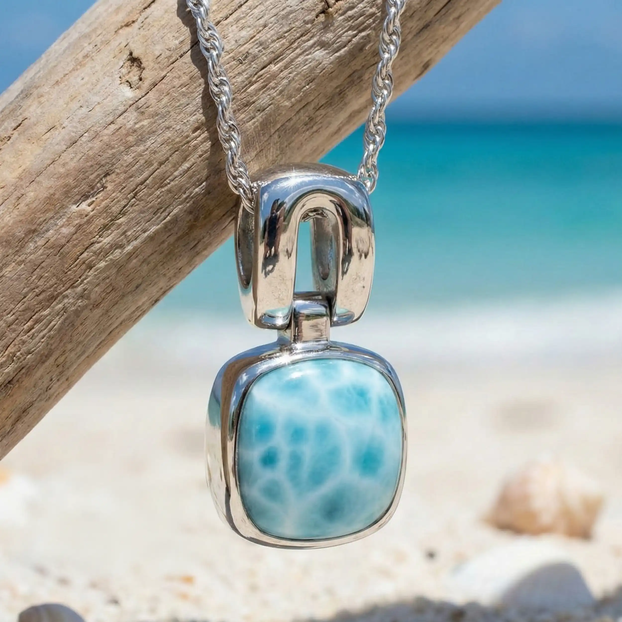 marahlago larimar Del Mar Larimar Necklace jewelry