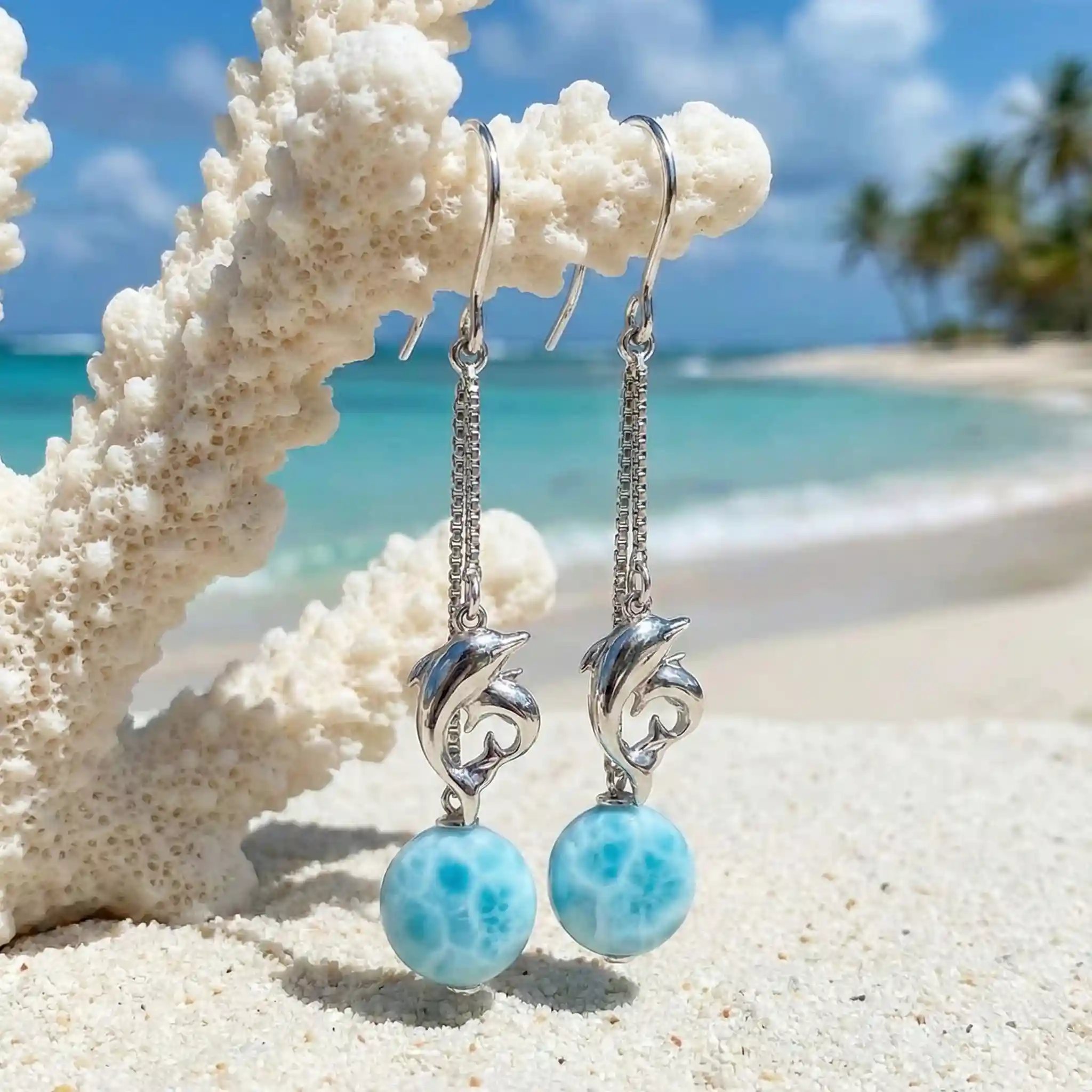 Dolphin Dangle Earrings