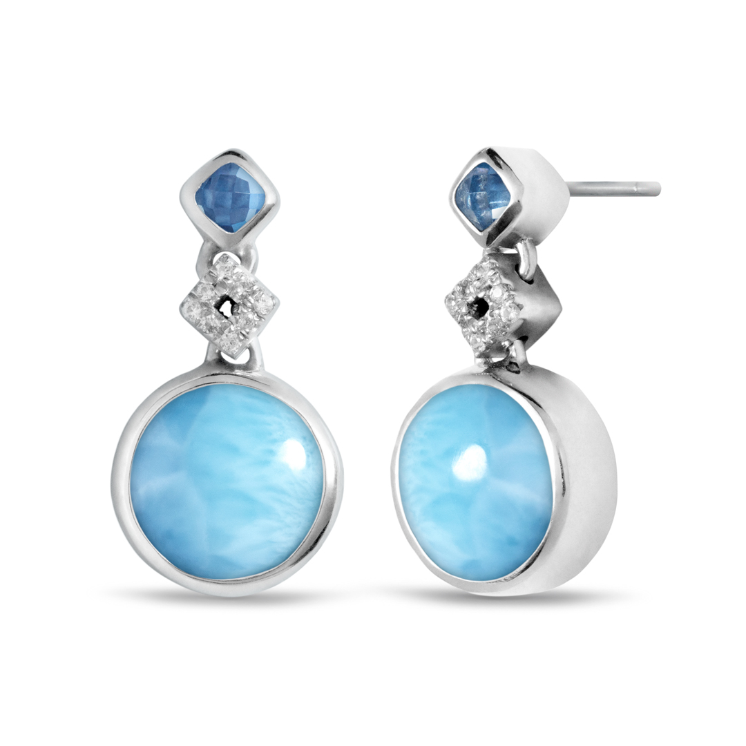  blue topaz earrings