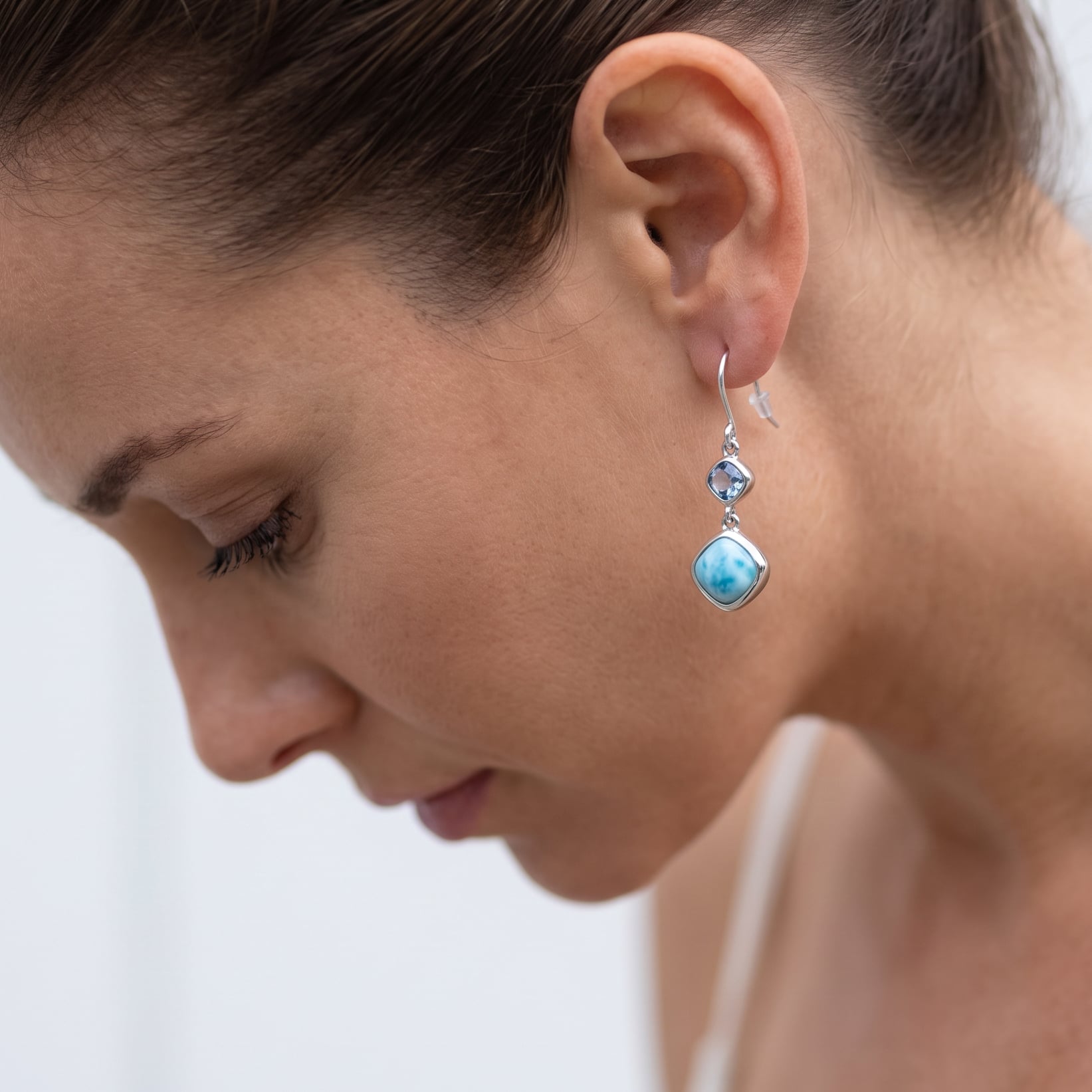 Blue Gemstone earrings
