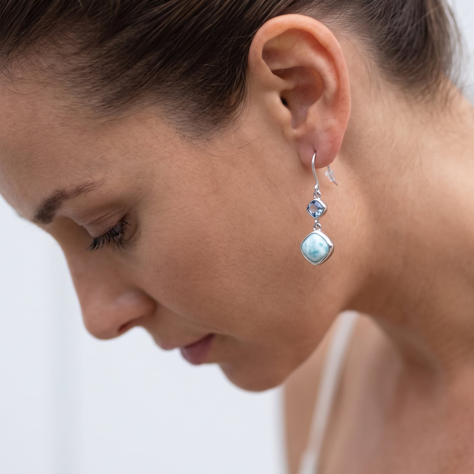 larimar earrings