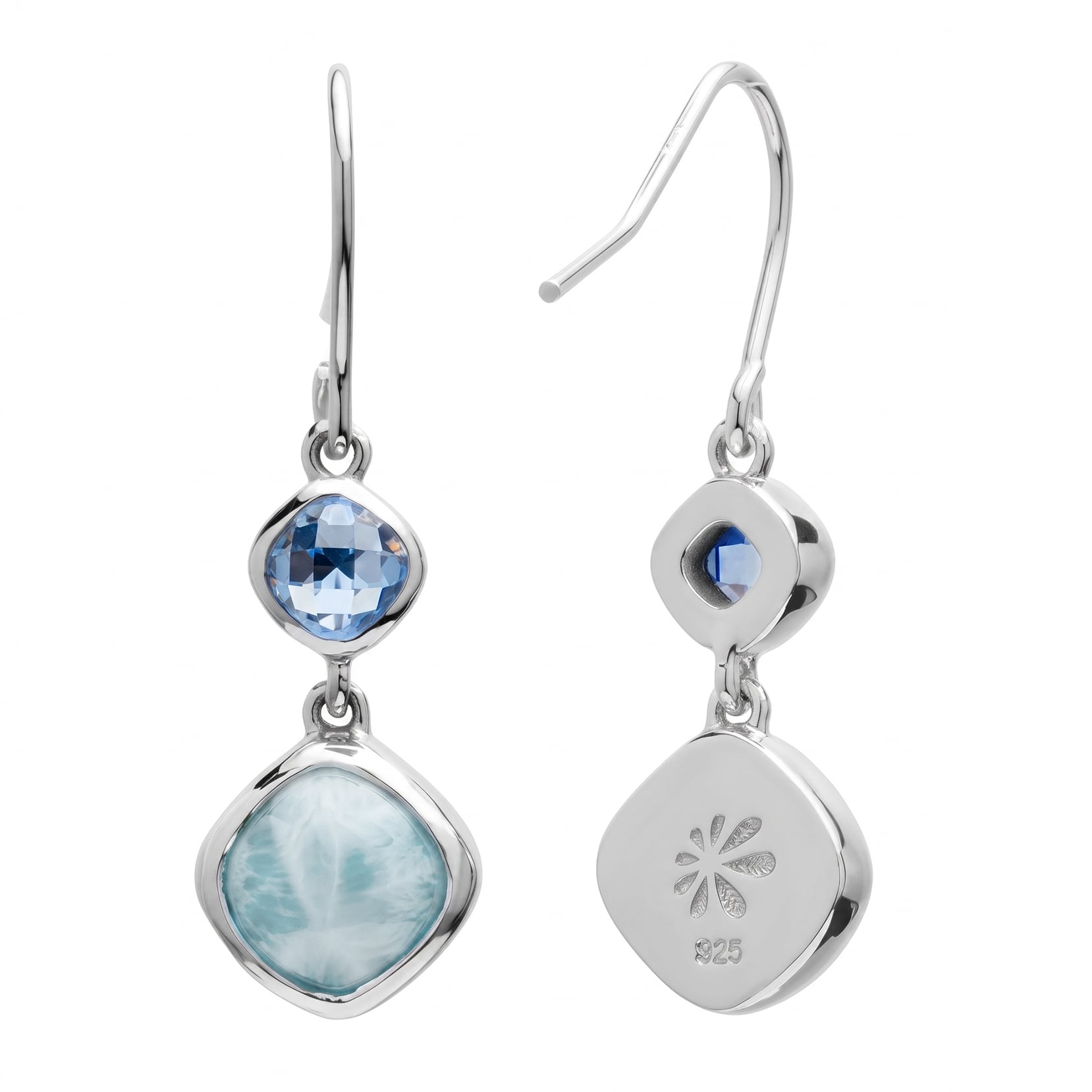 larimar earrings