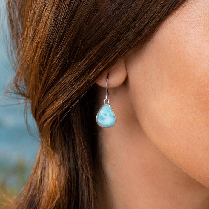 Larimar SSimple Earrings
