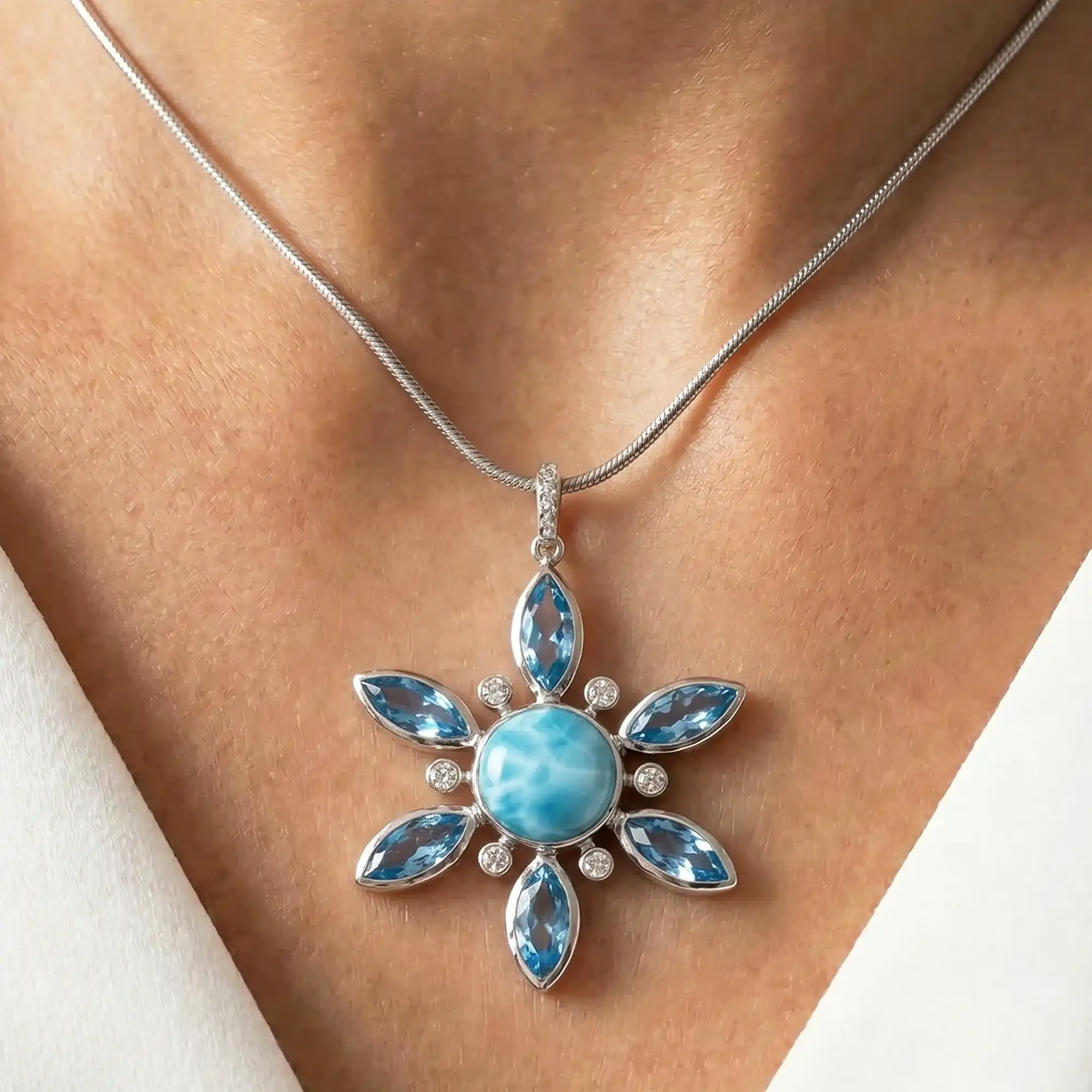 ELSA LARIMAR NECKLACE
