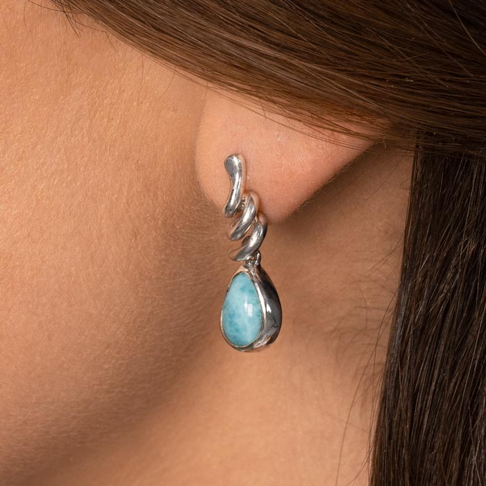 marahlago larimar Muse Larimar Earrings jewelry