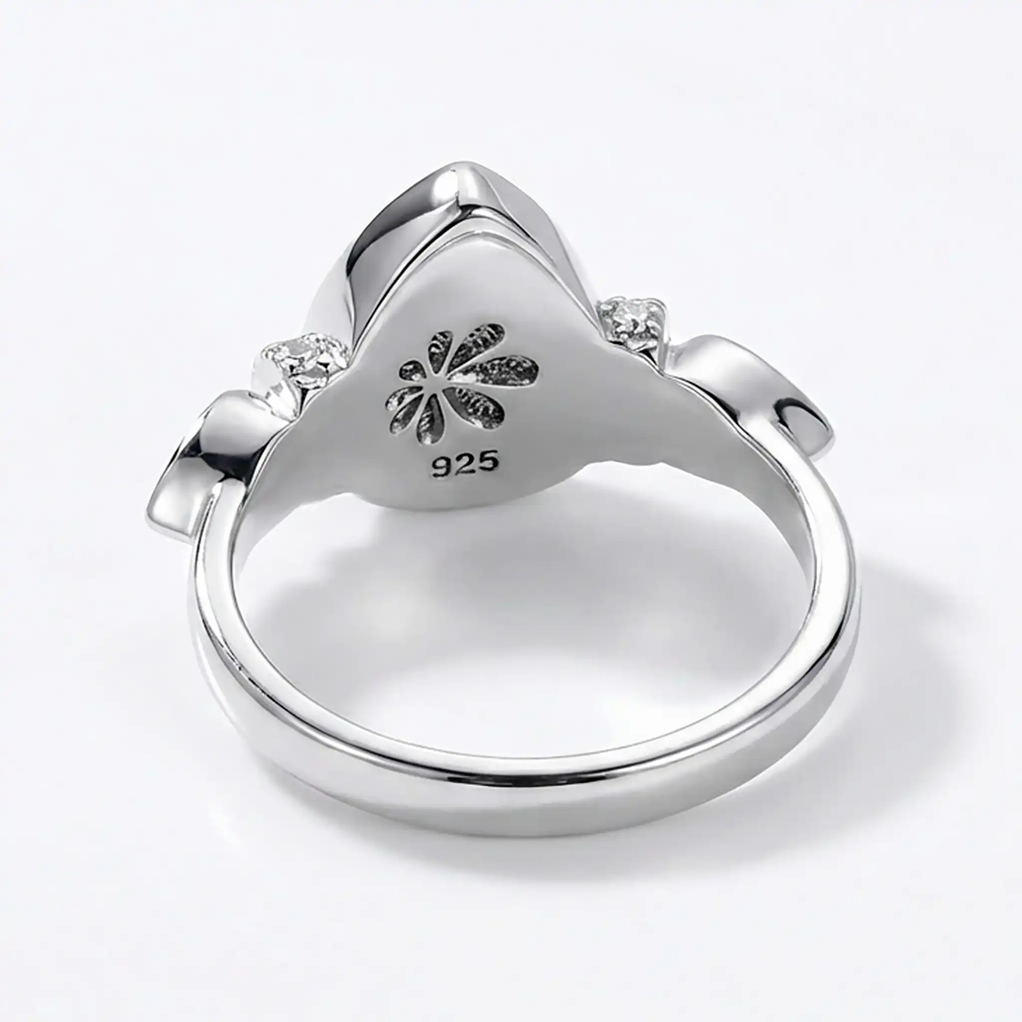 Larimar Esme Ring in Sterling Silver by Marahlago 