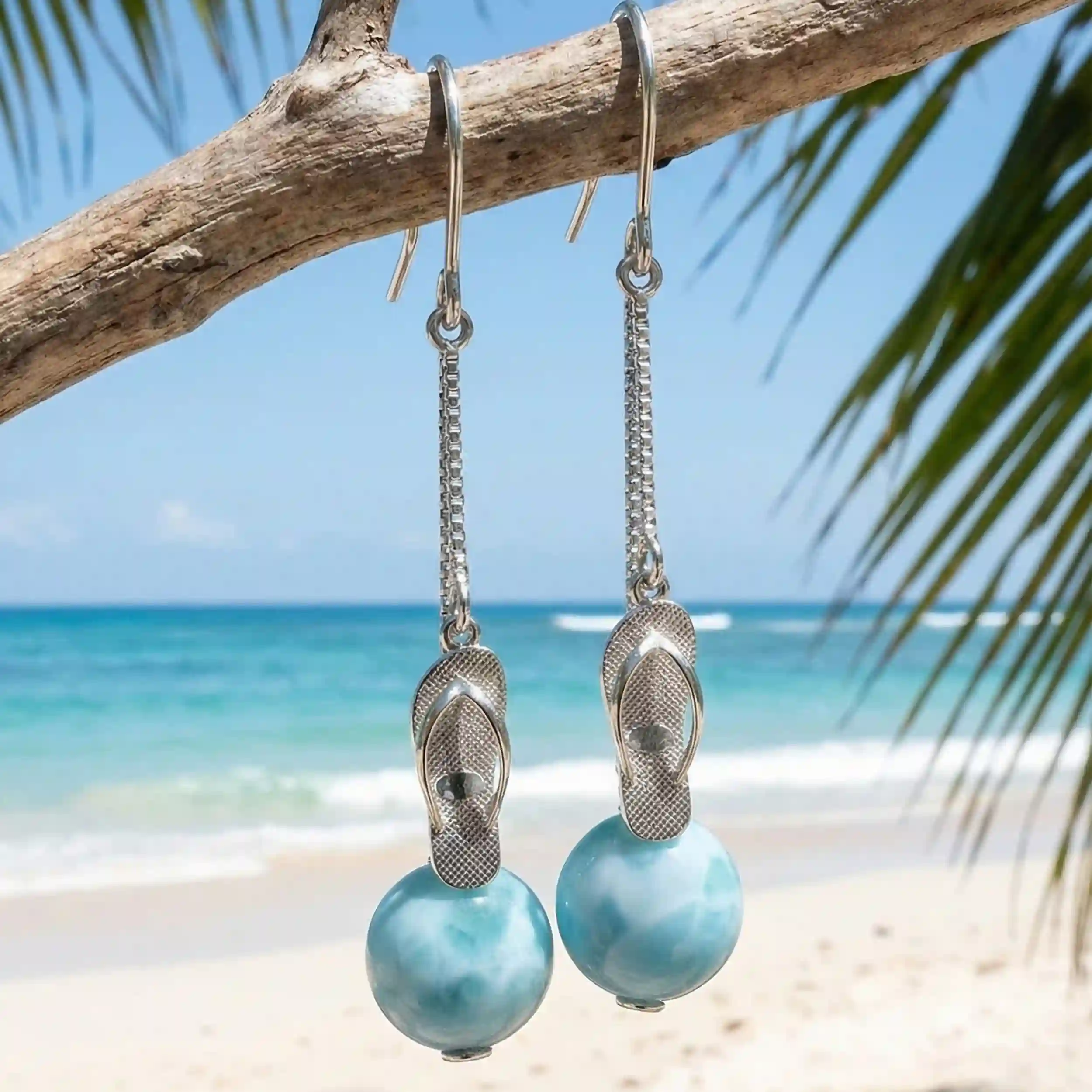 Flip Flop Dangle Earrings