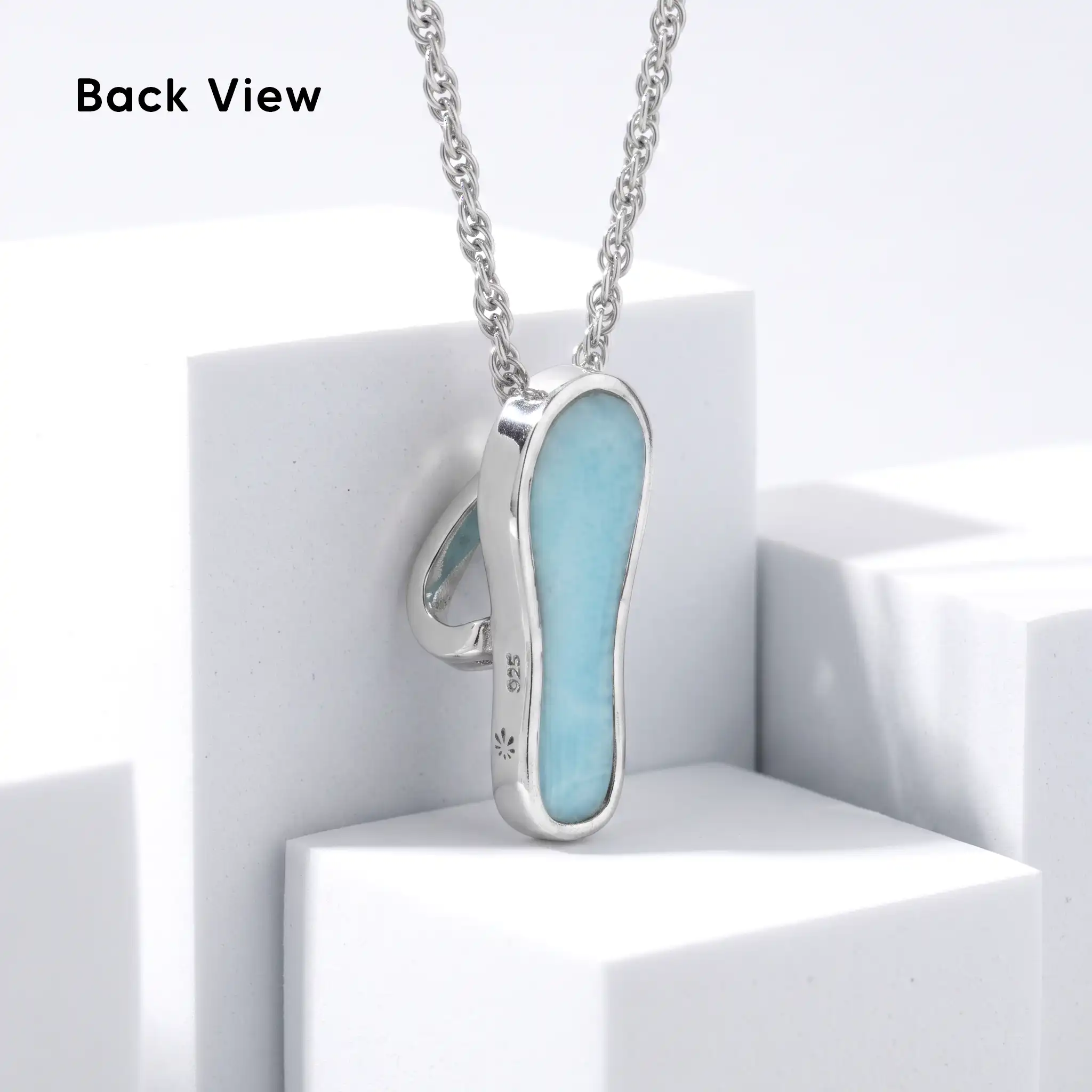 Flip Flop Necklace on model