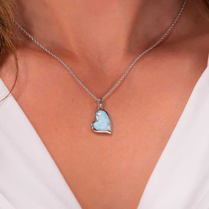 Heart Necklace in Sterling SIlver