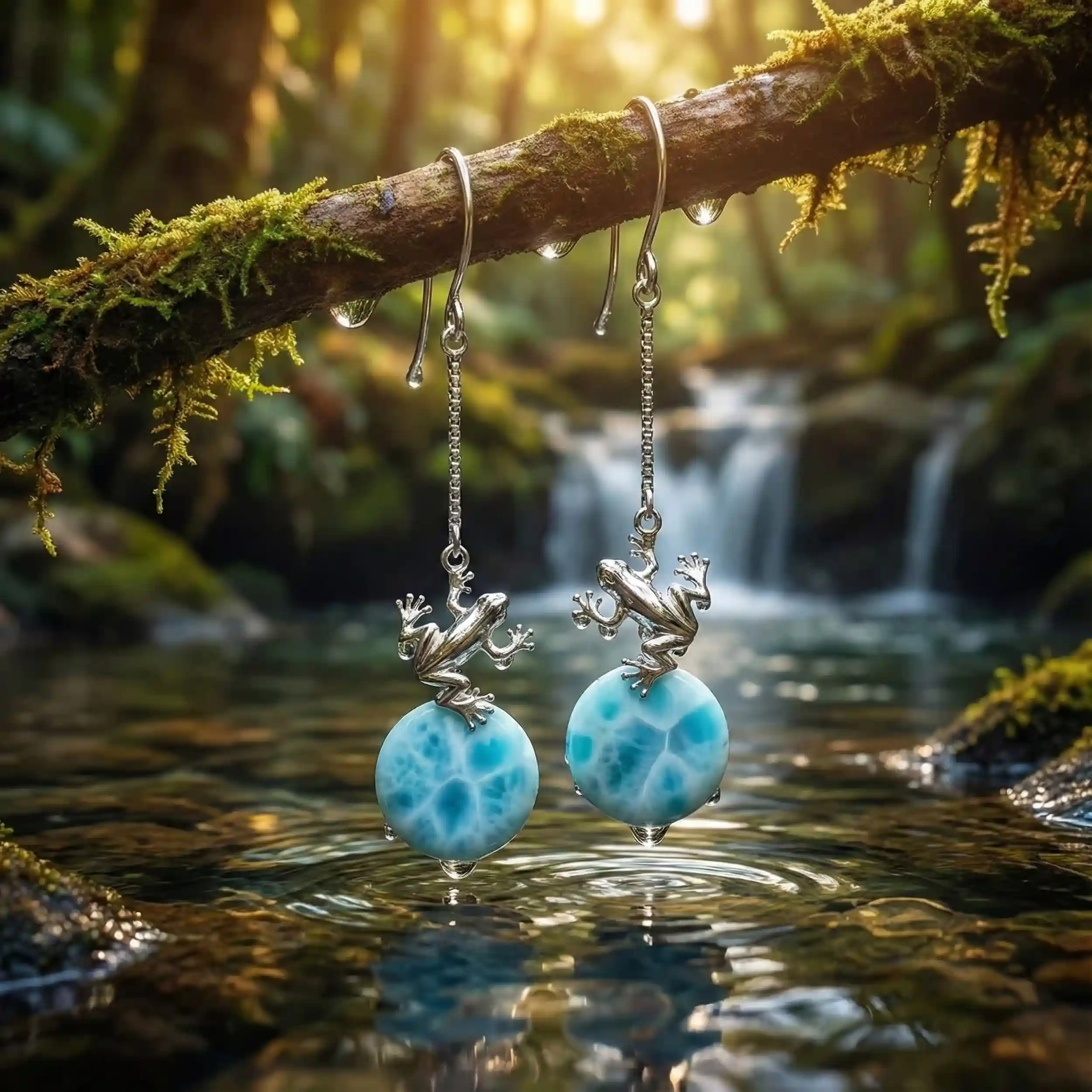 Frog Dangle Earrings