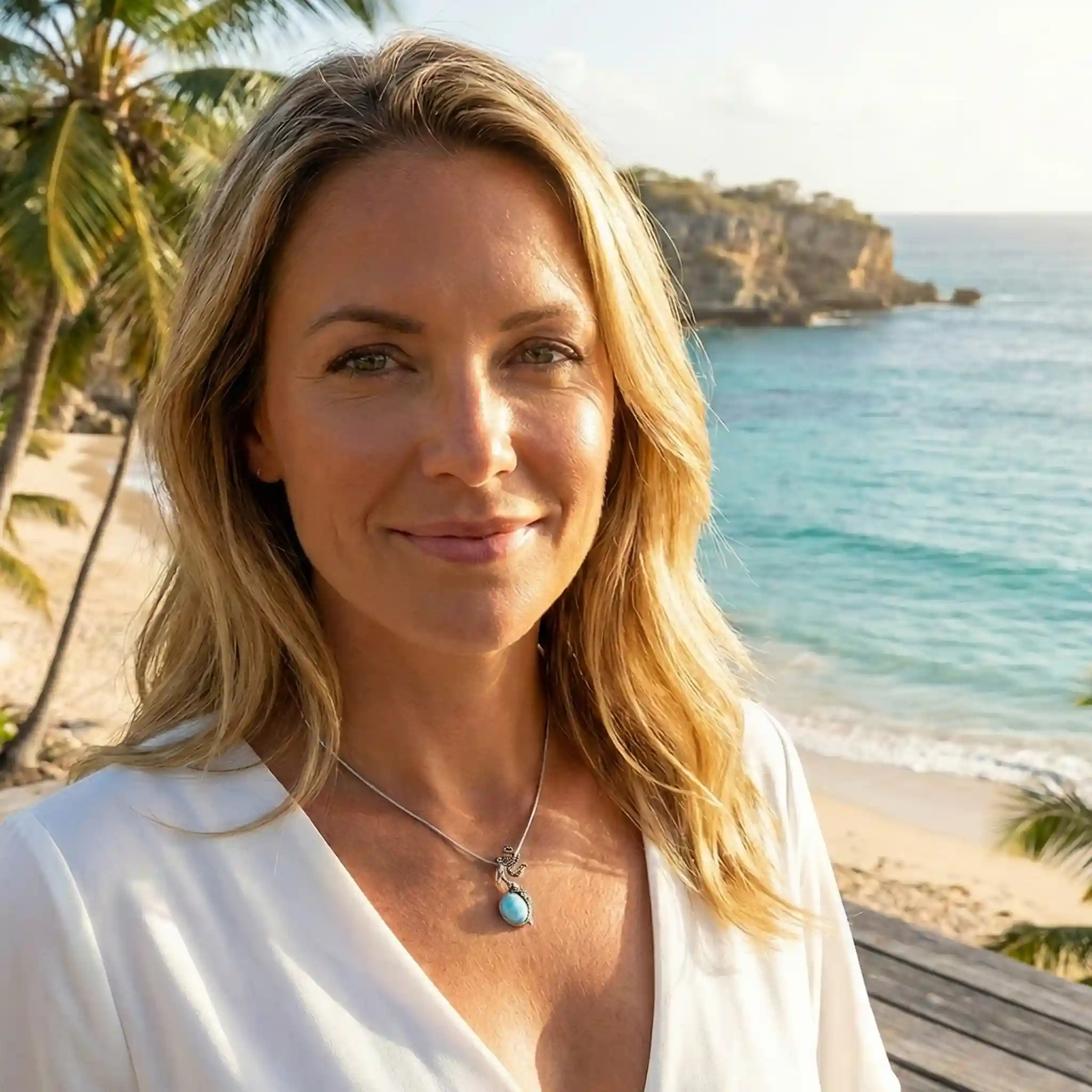 Mermaid necklace in sterling silver