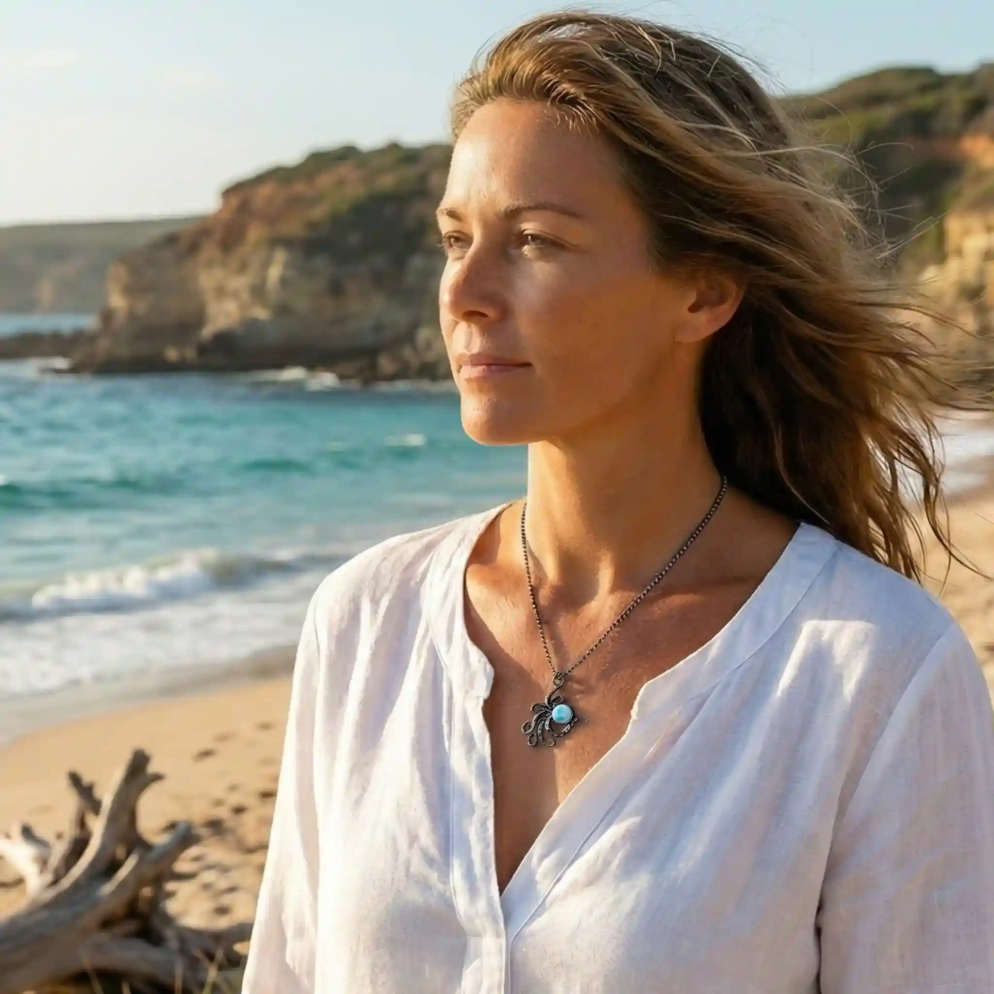 Octopus Pendant in Sterling silver