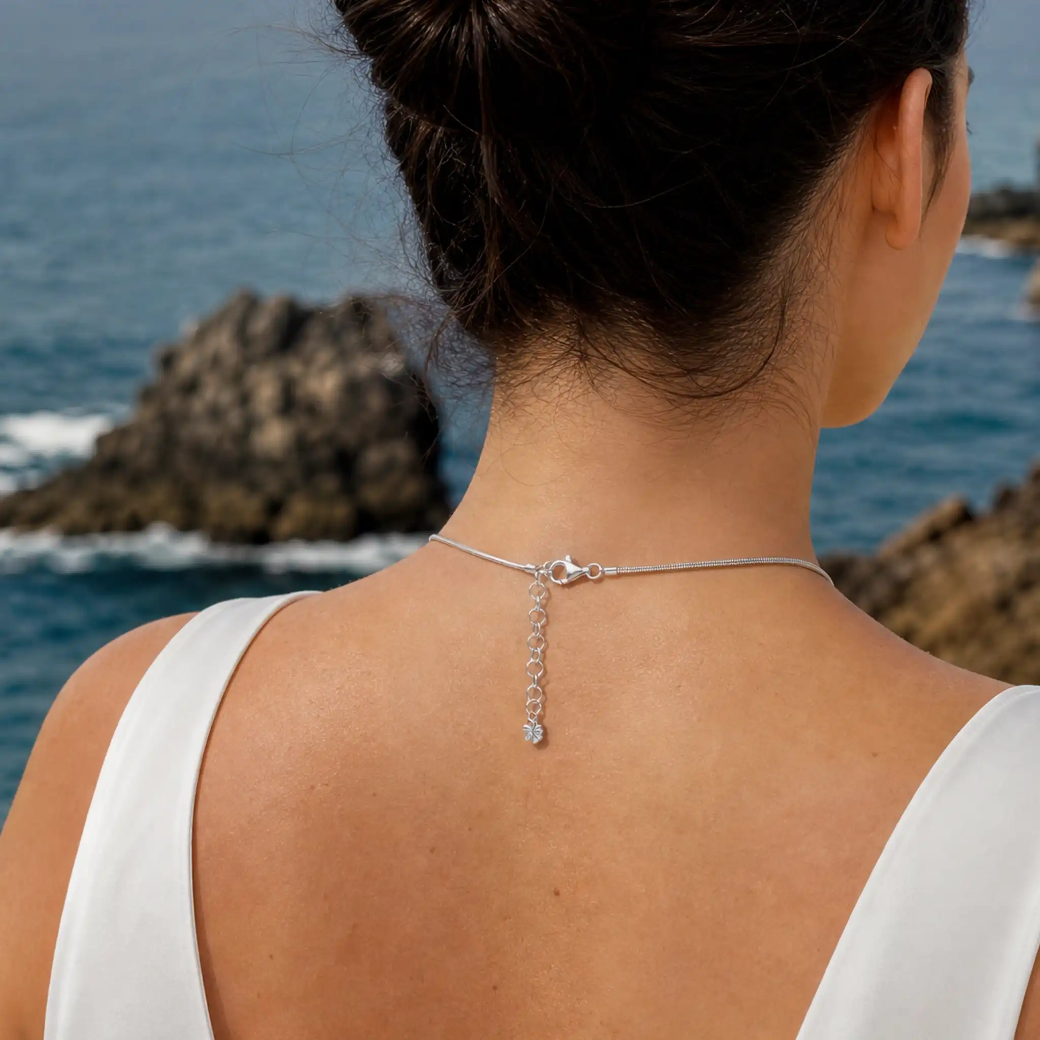 Larimar Grace Sterling Silver Larimar Necklace
