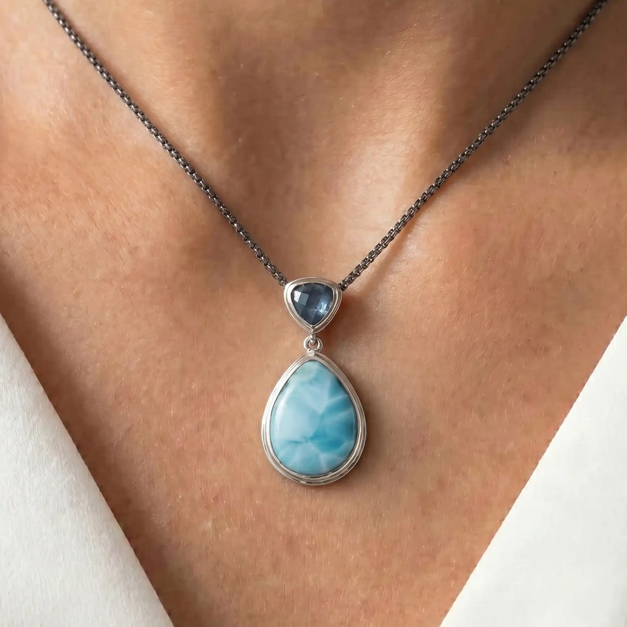 Blue stone Necklace