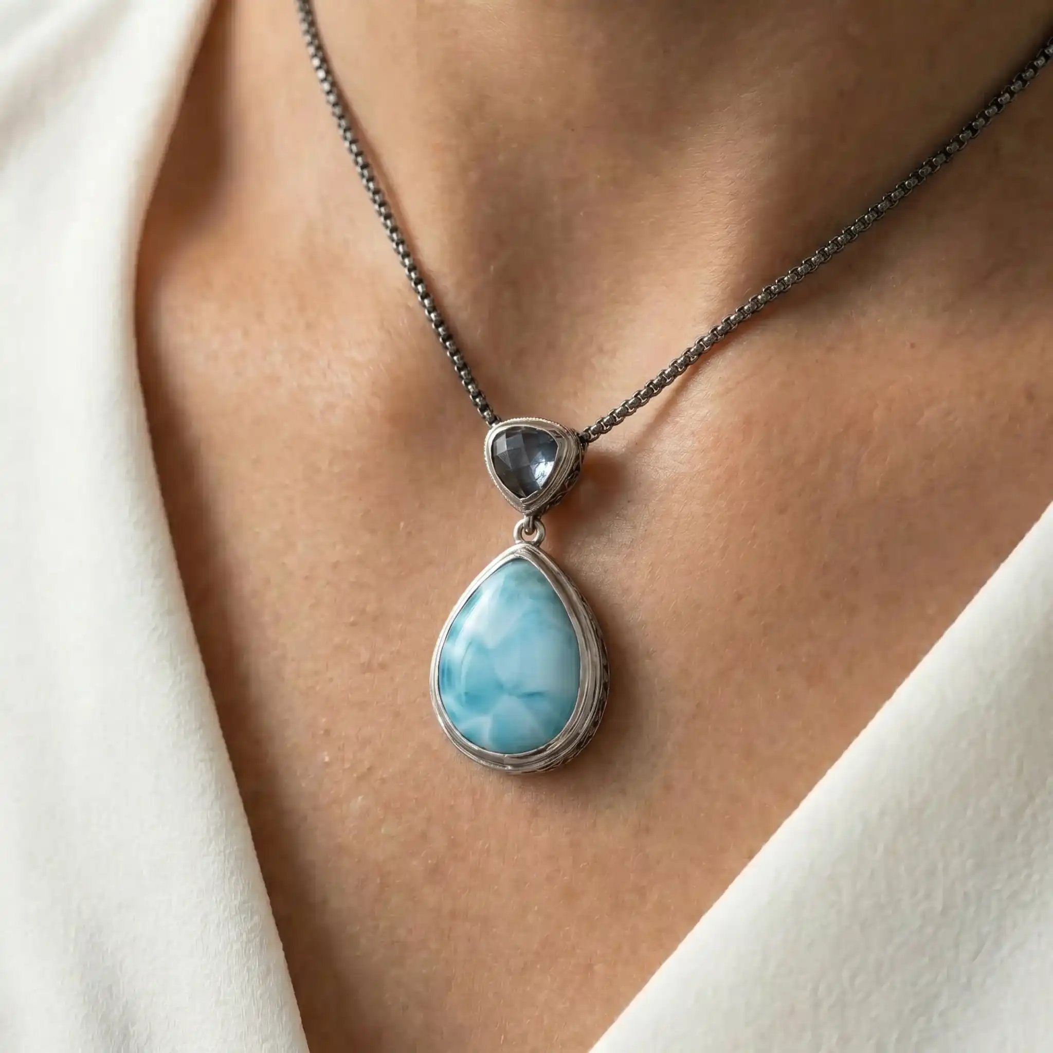 Blue stone Necklace