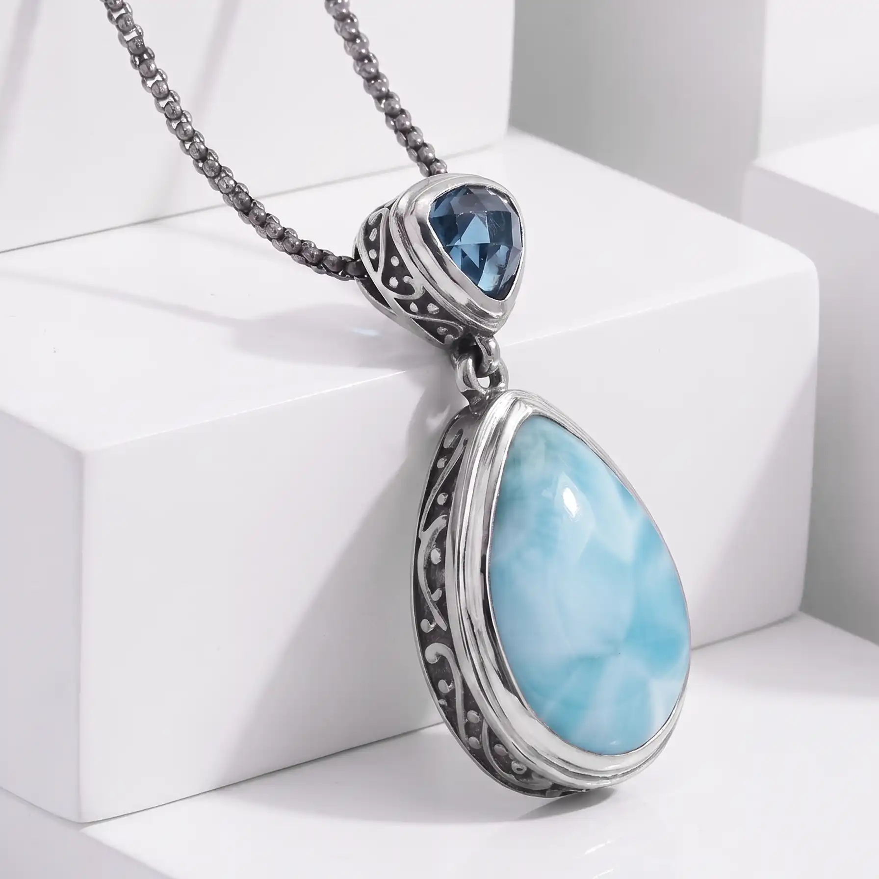 Blue stone Necklace