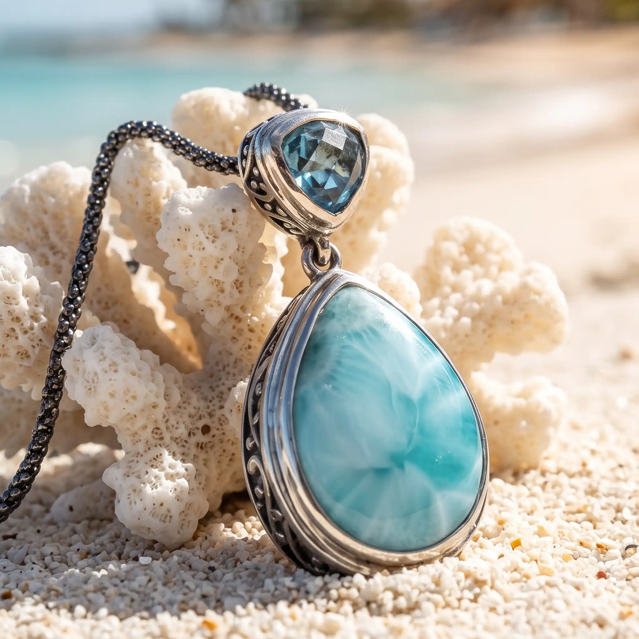 Blue stone Necklace