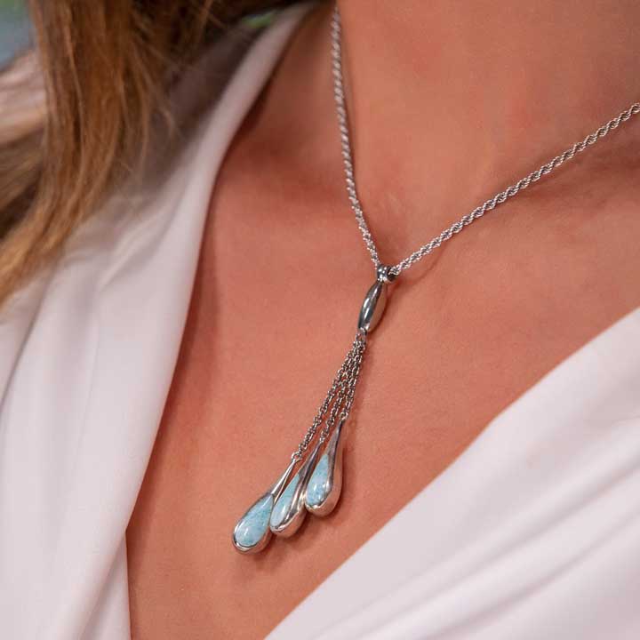 marahlago larimar Indra Larimar Necklace jewelry