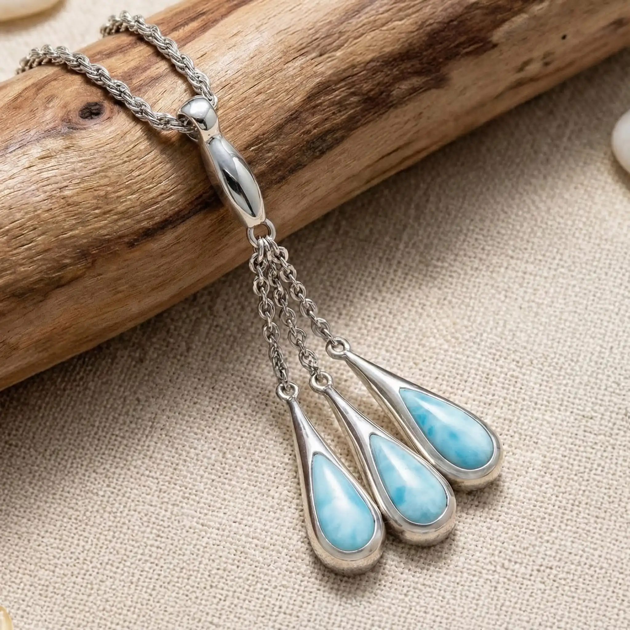 marahlago larimar Indra Larimar Necklace jewelry